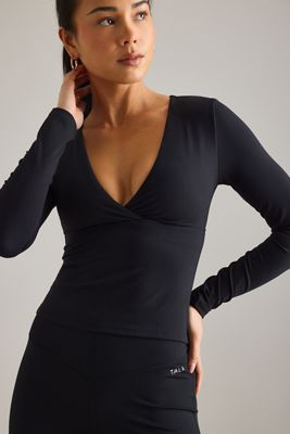 TALA Maglia a V a Maniche Lunghe DayFlex