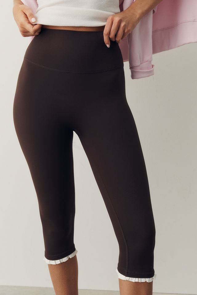 Astoria Activewear Ruffled Capri Leggings #1