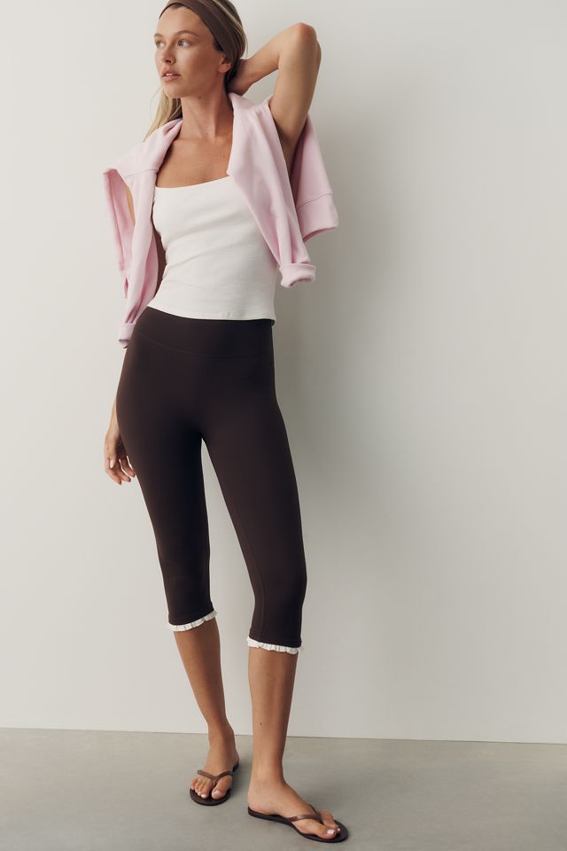 Astoria Activewear Ruffled Capri Leggings #2