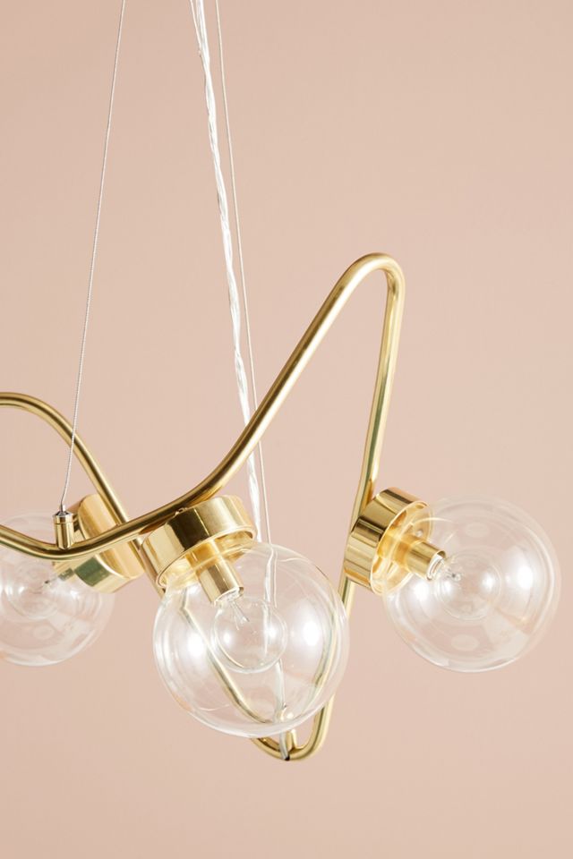 Abstract Globe Chandelier #1