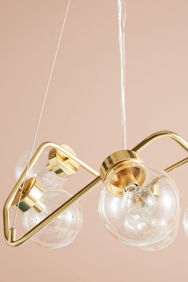 Abstract Globe Chandelier #4