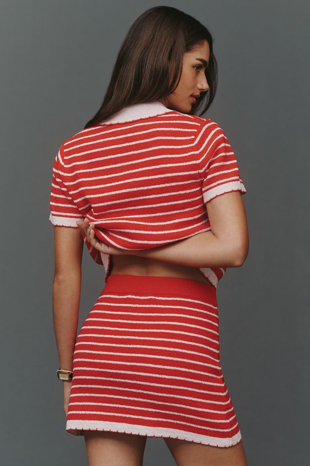 English Factory Striped Mini Skirt #3