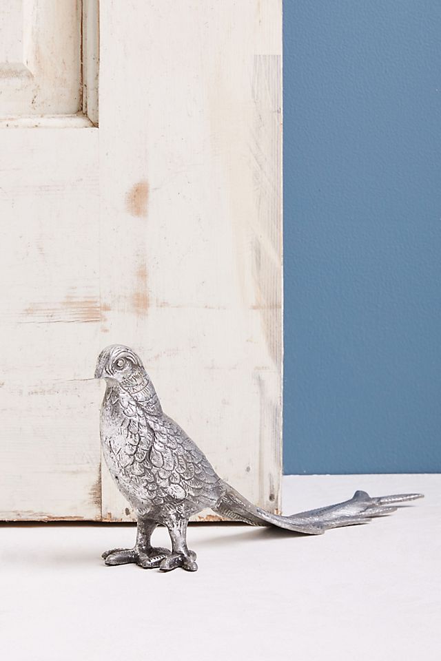 Friendly Pheasant Doorstop | AnthroLiving