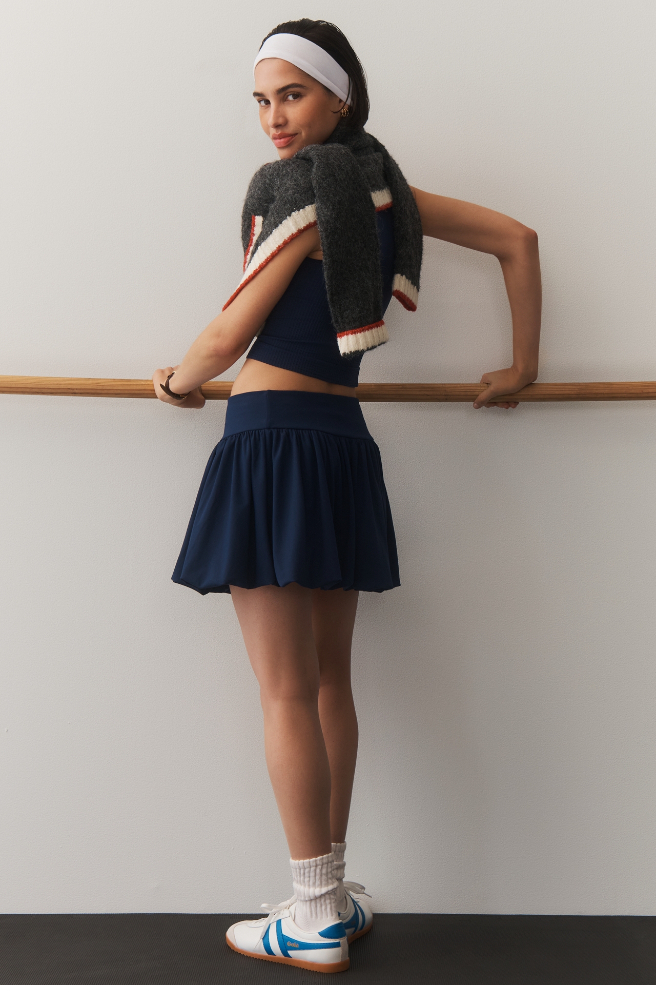 Daily Practice Bubble Mini Skirt