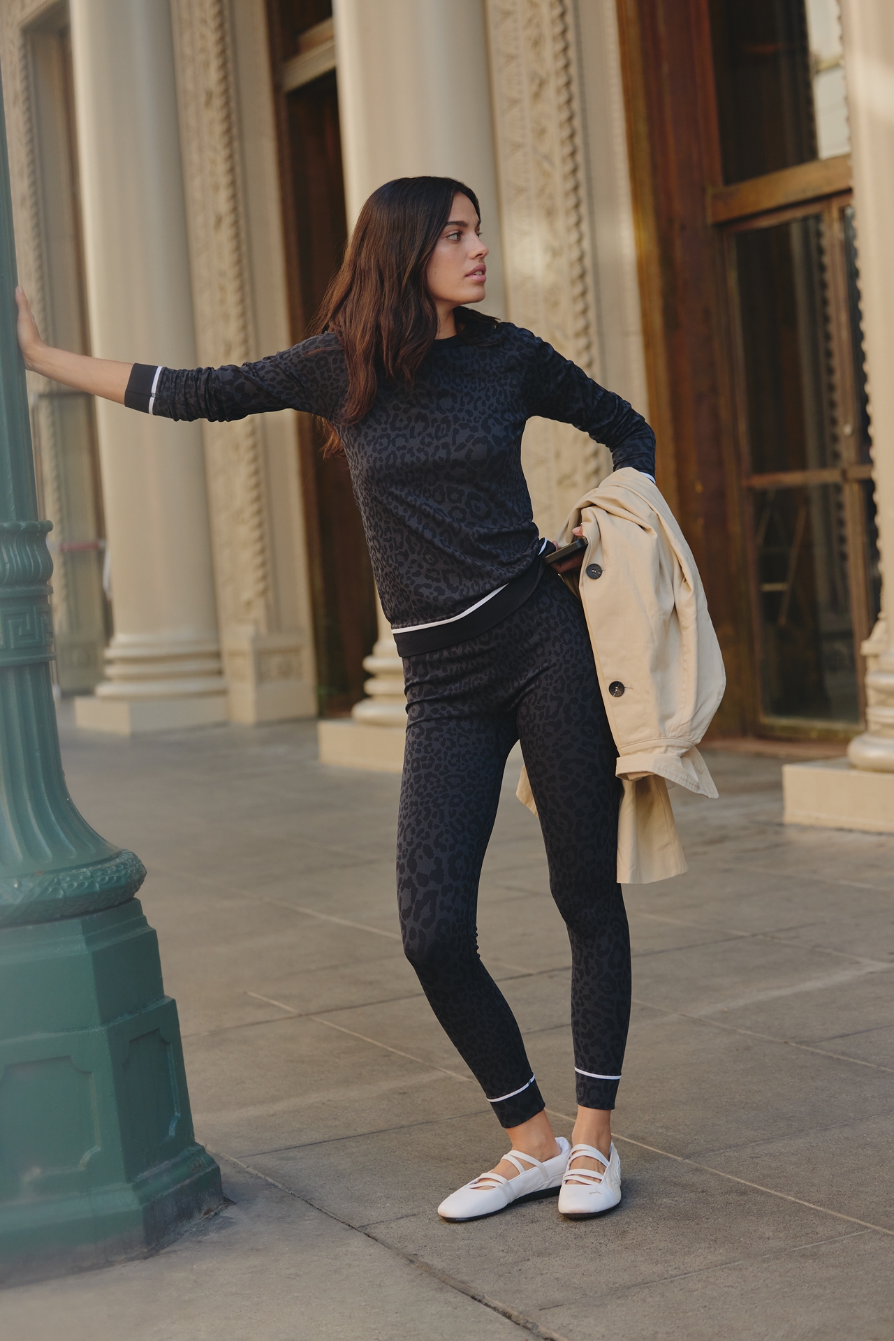 Sweaty Betty Animal Print Base Layer Leggings