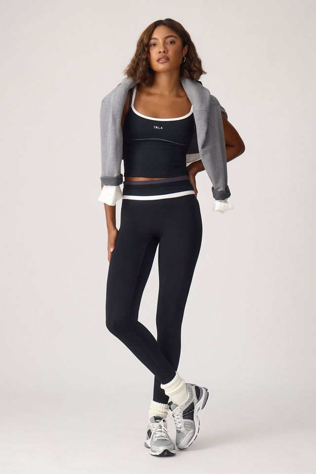 TALA SkinLuxe Kontrast-Leggings mit hoher Taille #1