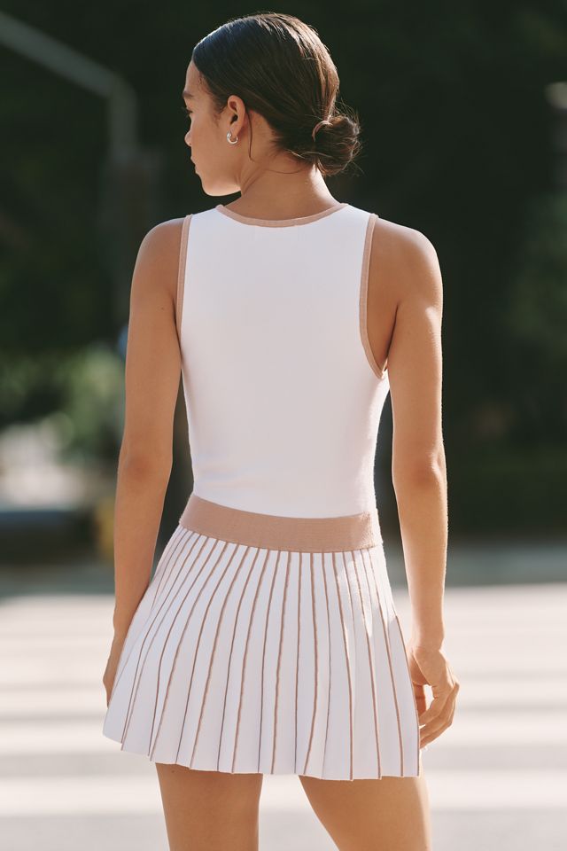 Beach Riot Solange Pleated Mini Dress #1