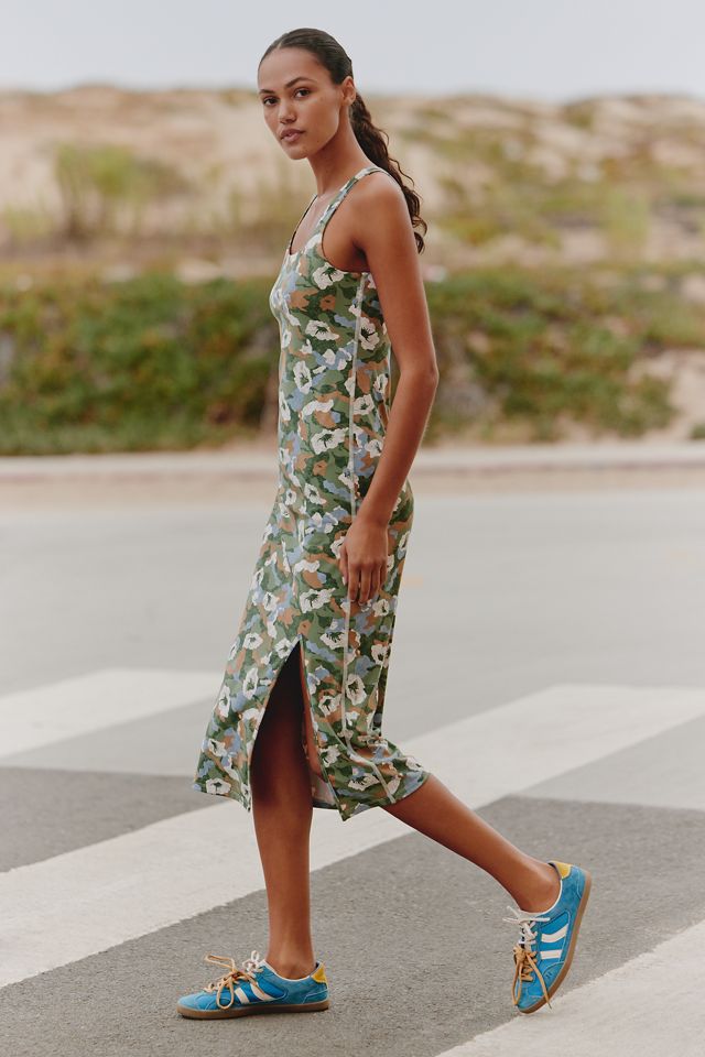 Daily Practice Square-Neck Midi Dress #1