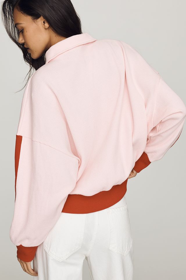 Araminta James Splice Polo Sweatshirt #1