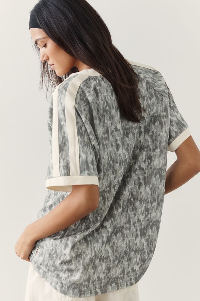 Araminta James 99 Camo 100% Cotton V-Neck Tee #2