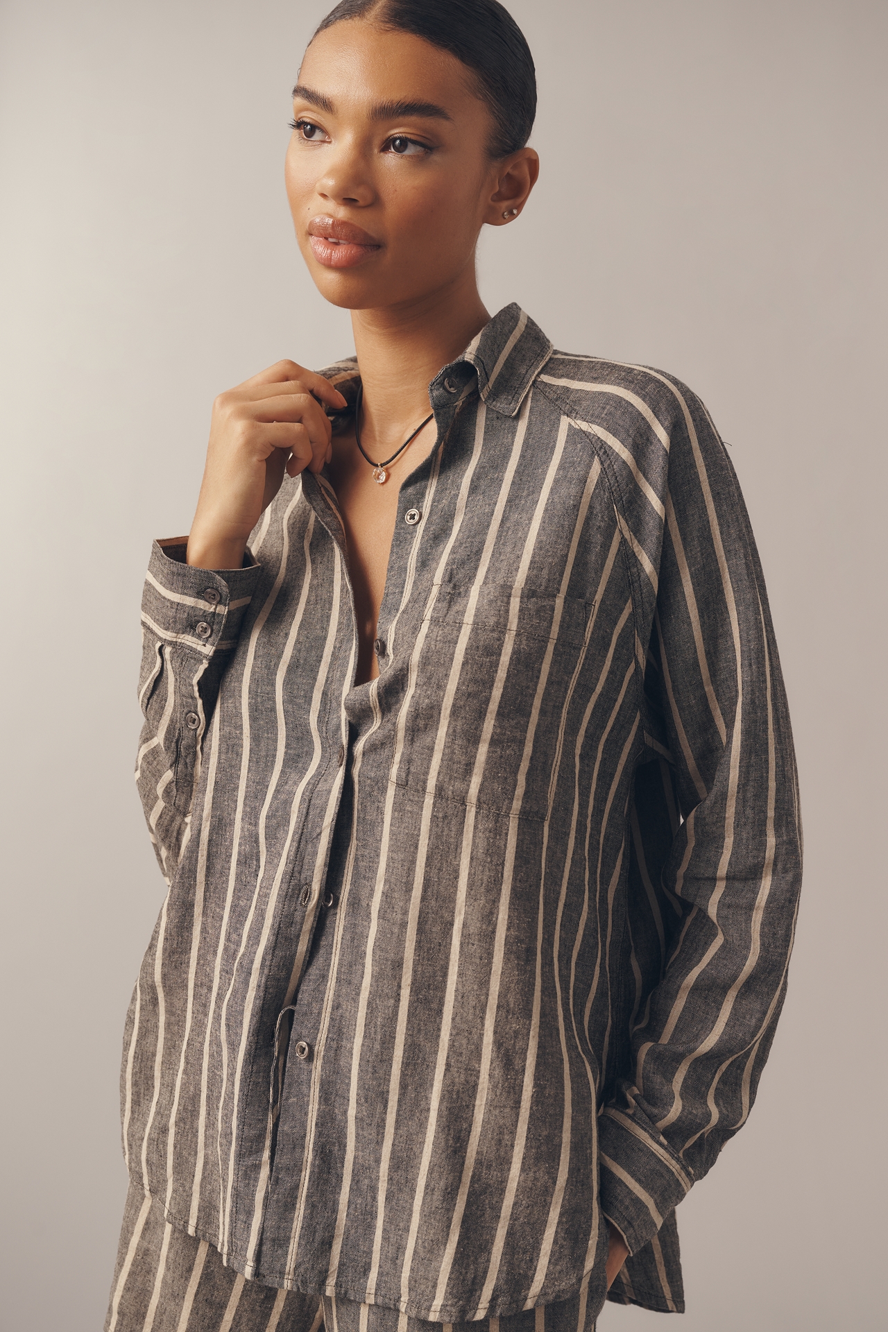 Z Supply Long-Sleeve Buttondown Top 