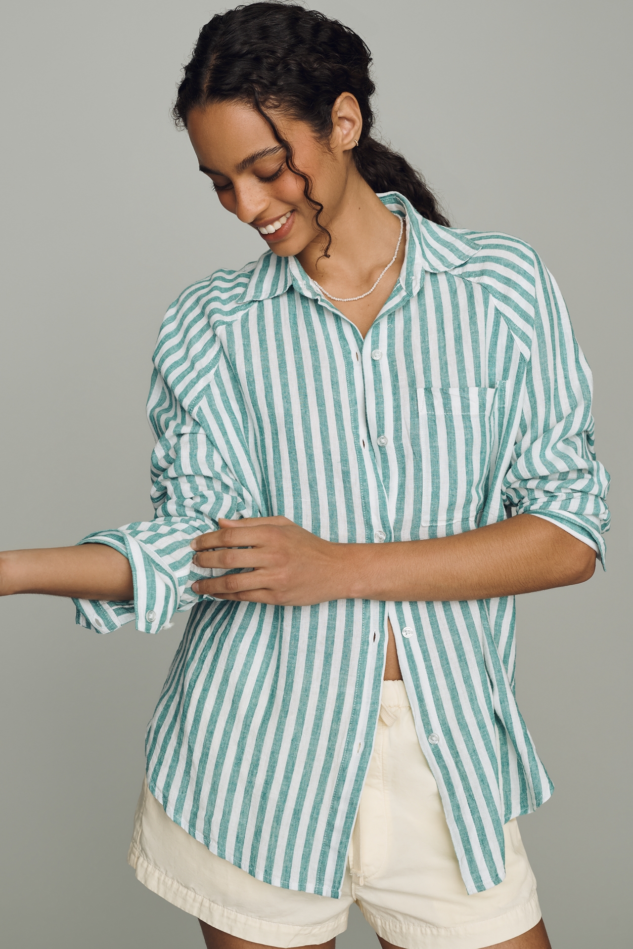 Z Supply Long-Sleeve Buttondown Top