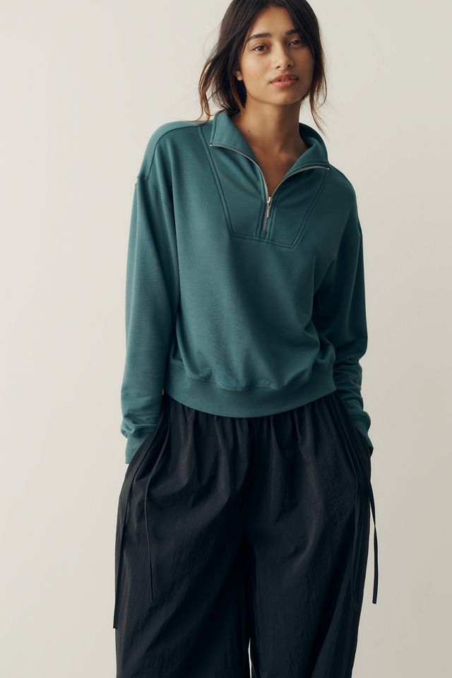 Z Supply Gate Check Quarter-Zip Sweater #2
