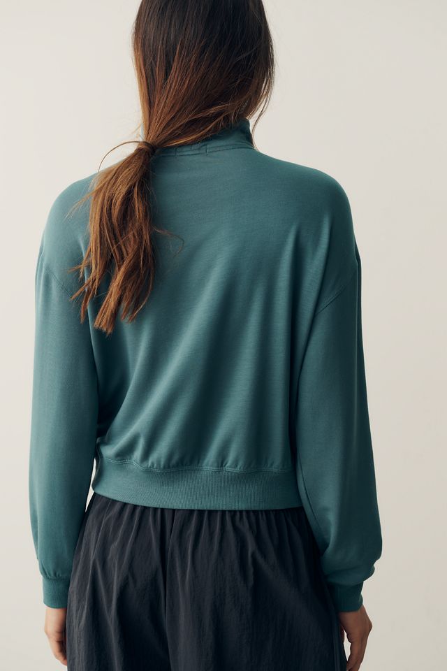 Z Supply Gate Check Quarter-Zip Sweater #4