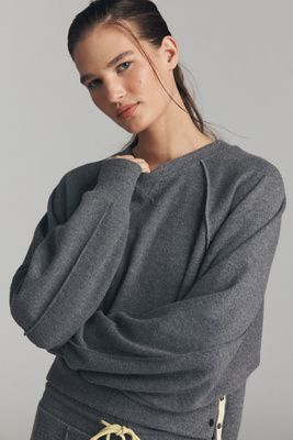 Daily Practice By Anthropologie Daily Practice Bring It Back Pullover Sweatshirt In Gray