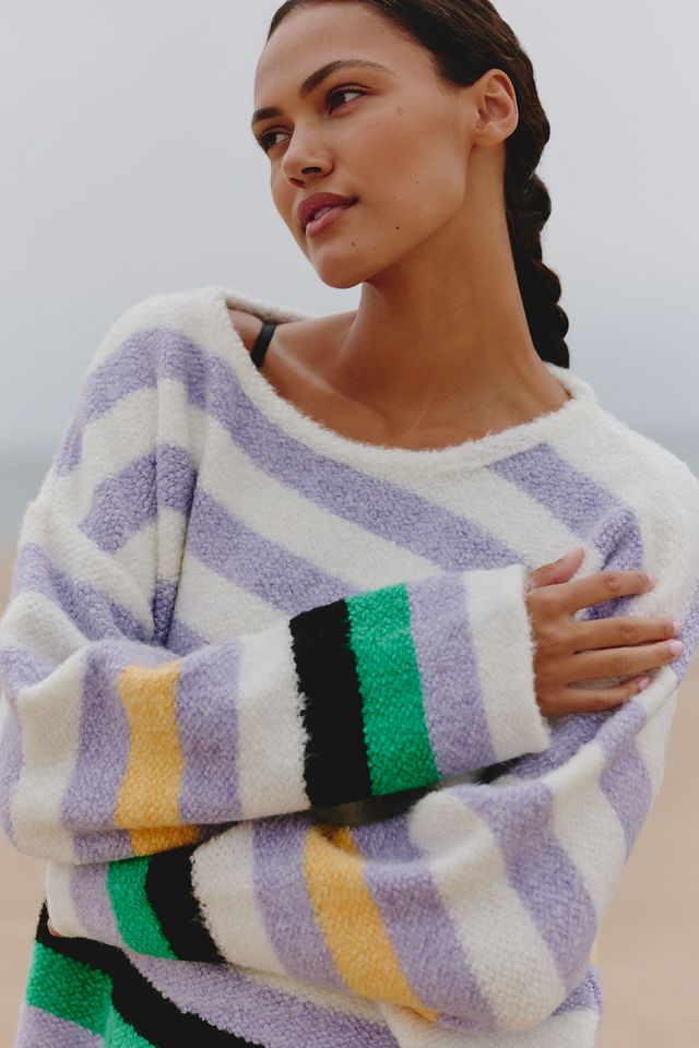 Daily Practice Cozy Stripe Pullover Sweater #2
