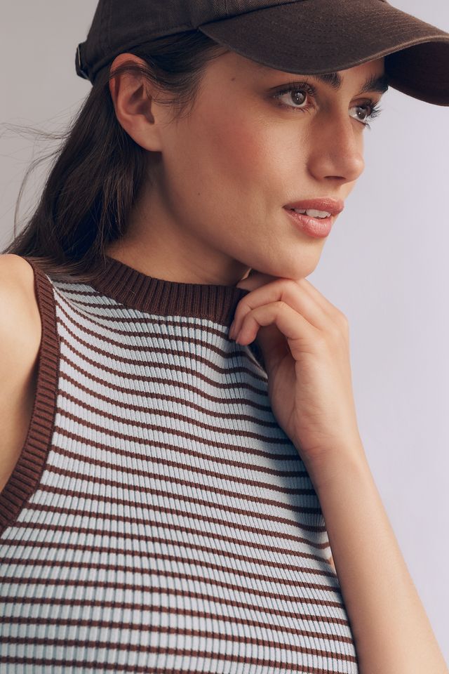 Seashell Mindy Knit Tank #1
