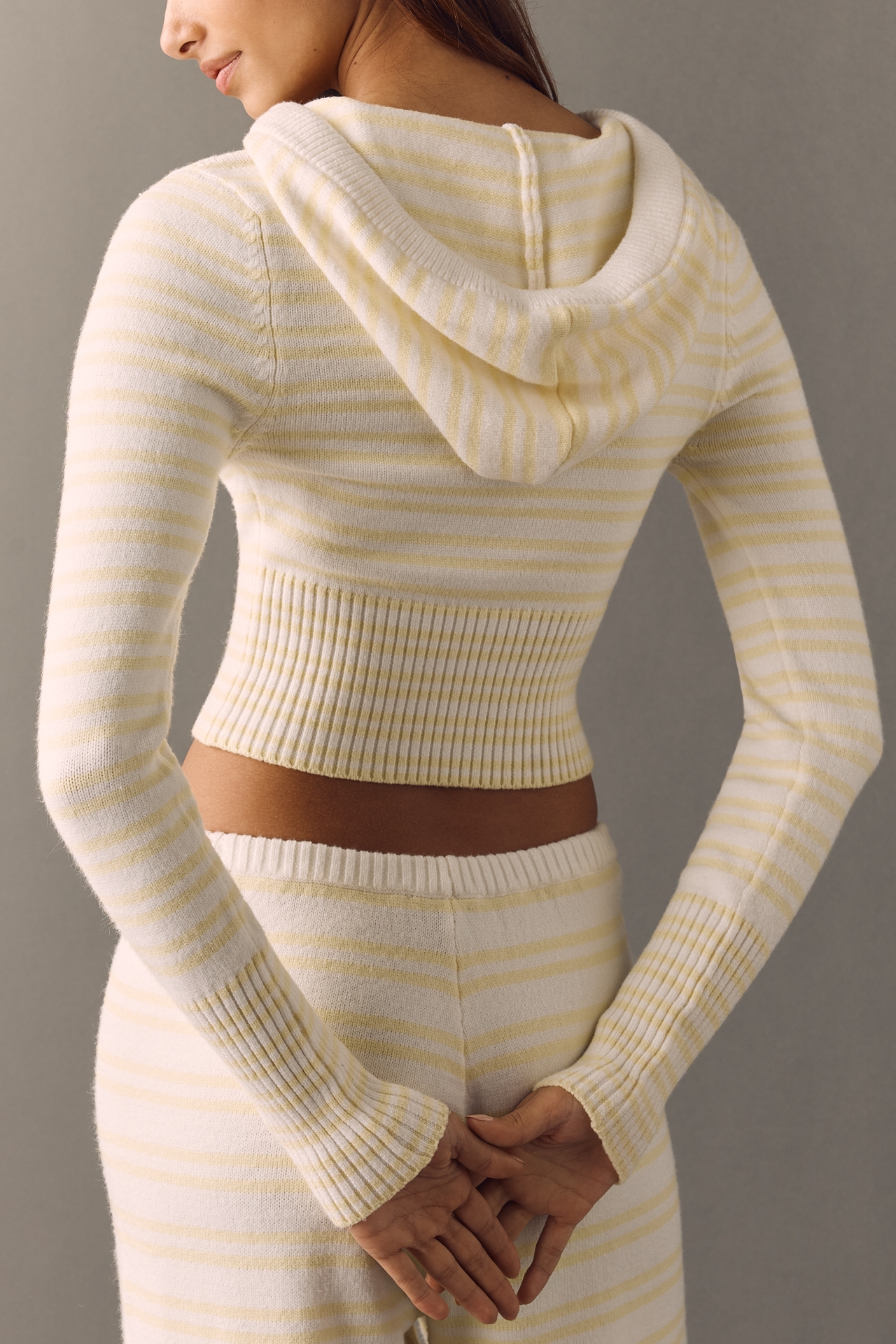 Seashell Jade Hooded Zip-Up Sweater