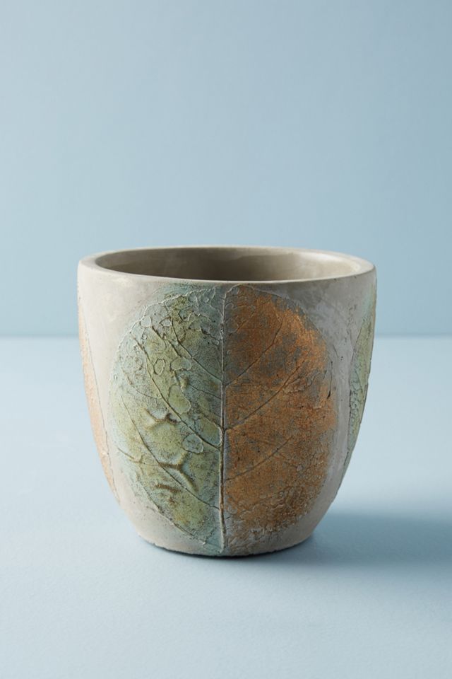 Pressed Leaf Pot #1