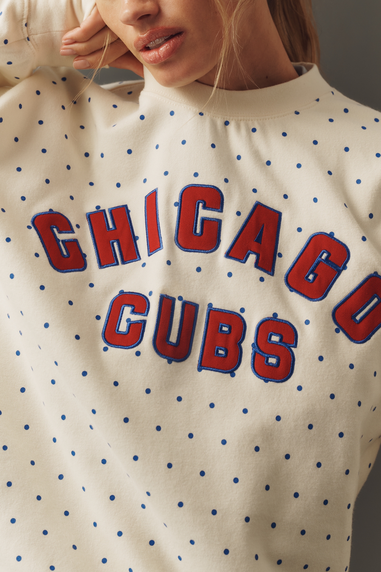 Mitchell & Ness MLB Long-Sleeve Crew-Neck Pullover