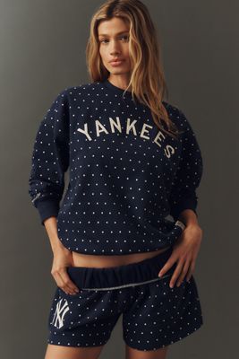 Mitchell & Ness MLB Long-Sleeve Crew-Neck Pullover