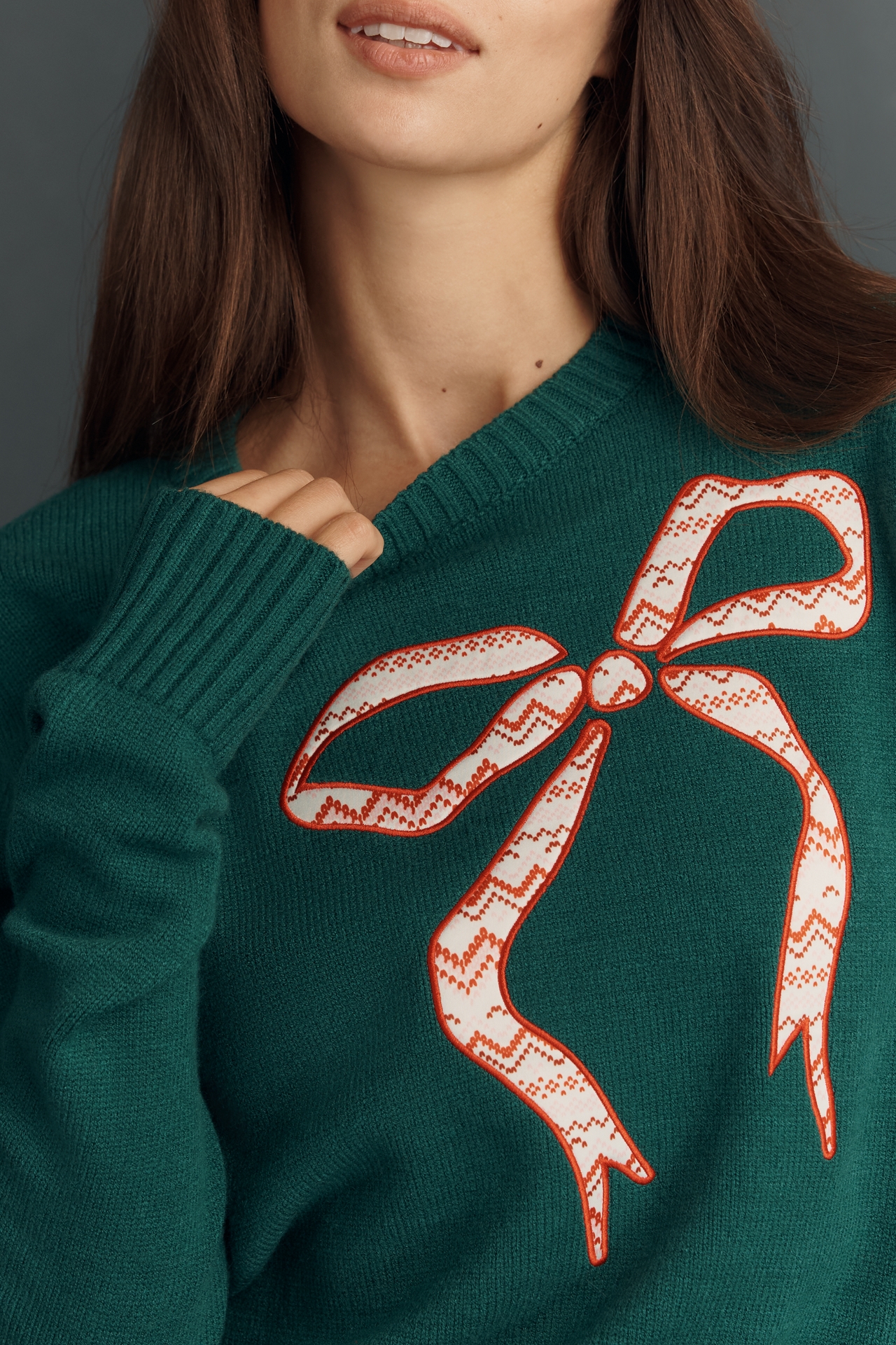 Beach Riot Jolene Snowflake Crewneck Sweater