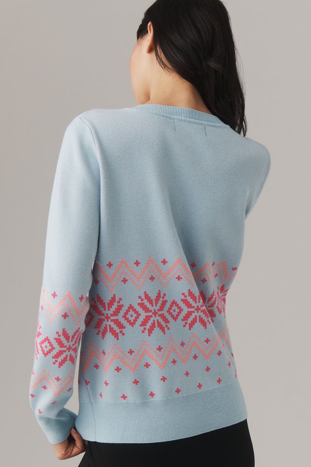Beach Riot Jolene Snowflake Crewneck Sweater #1