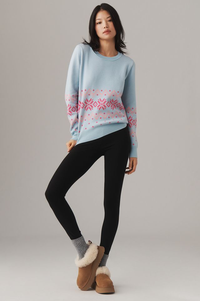 Beach Riot Jolene Snowflake Crewneck Sweater #2