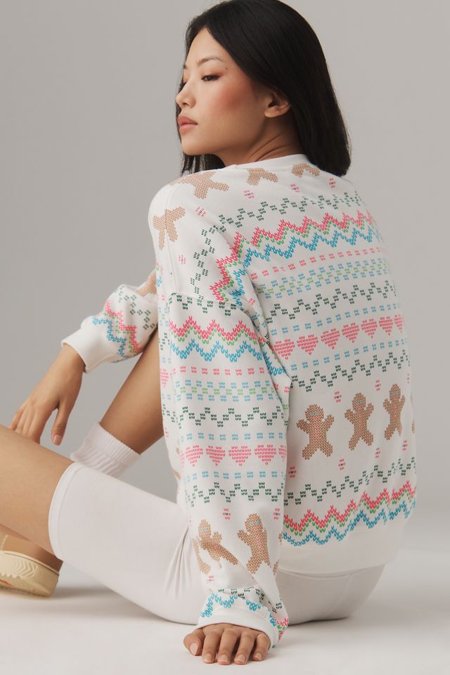Beach Riot Devyn Gingerbread Crewneck Sweater #1