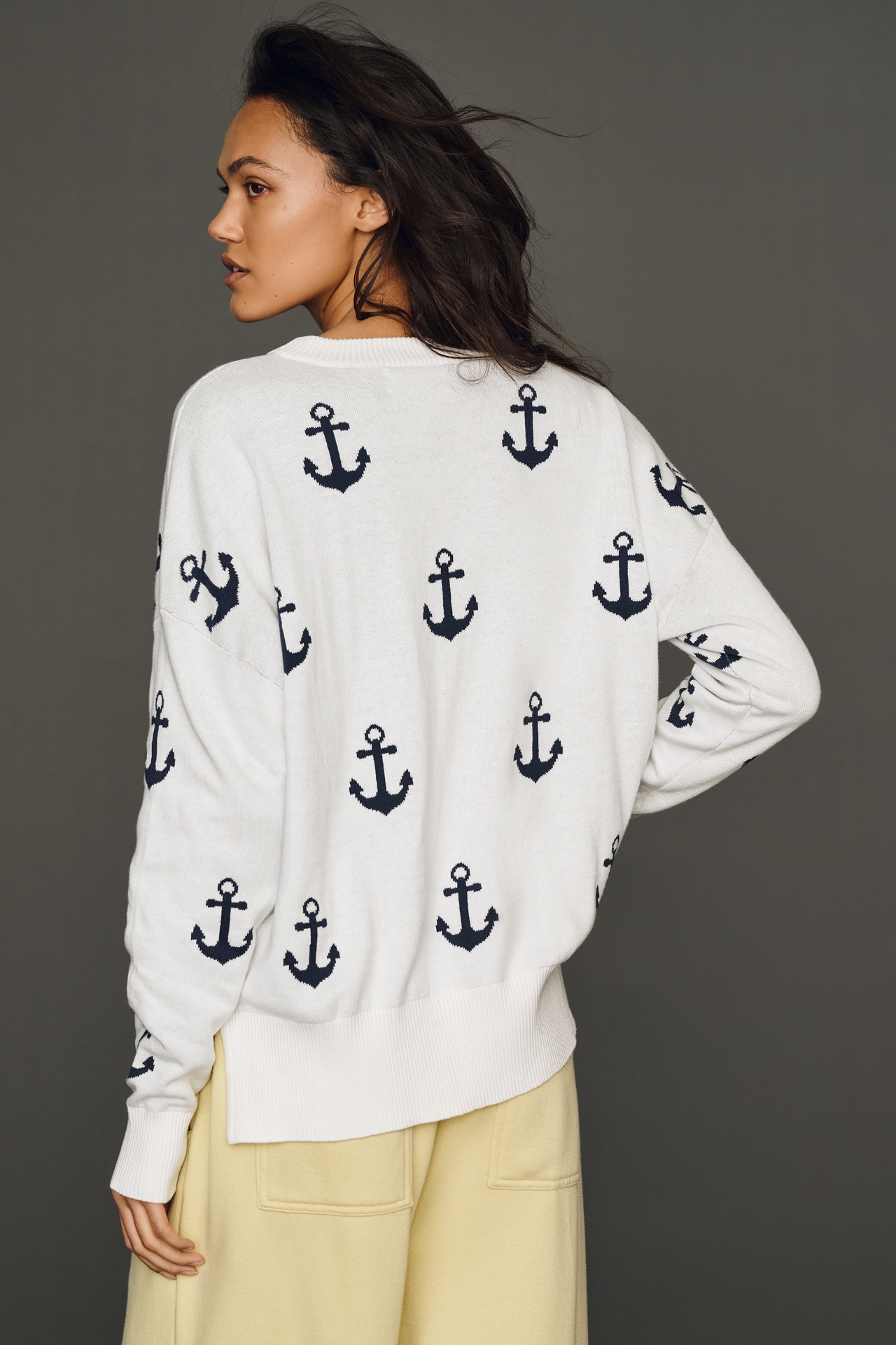 Beach Riot Callie Festive Crew-Neck Sweater