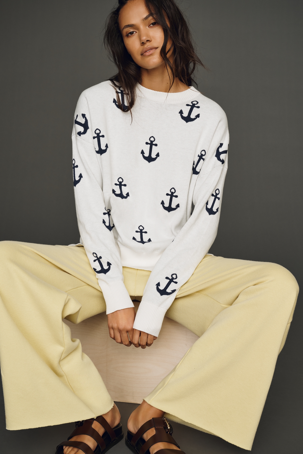Beach Riot Callie Festive Crew-Neck Sweater
