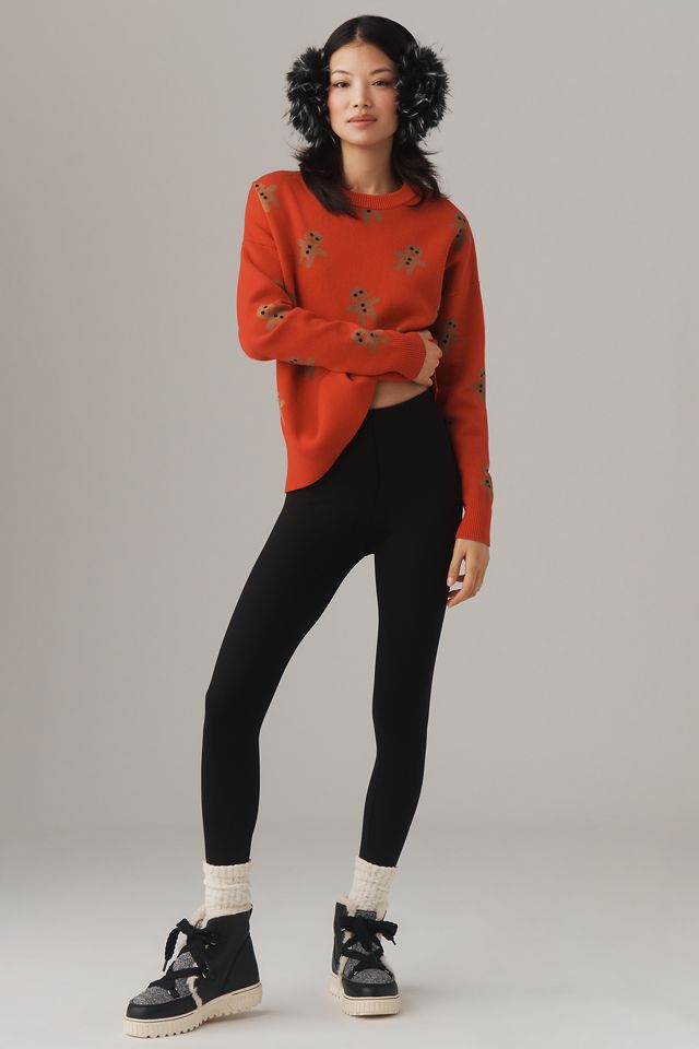 Beach Riot Gingerbread Oversized Crew-Neck Sweater