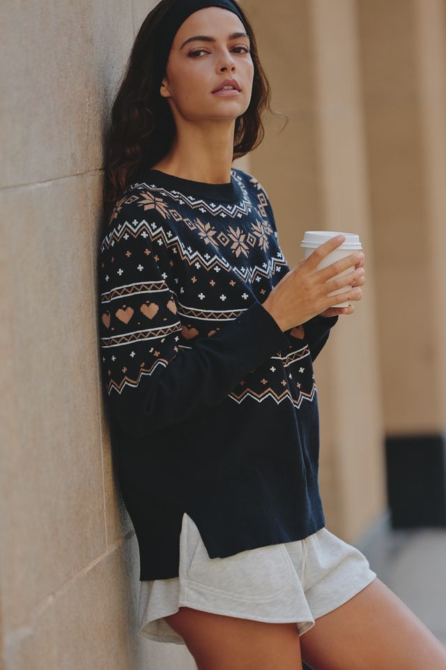 Beach Riot Elizabeth Mystic Fairisle Sweater #1