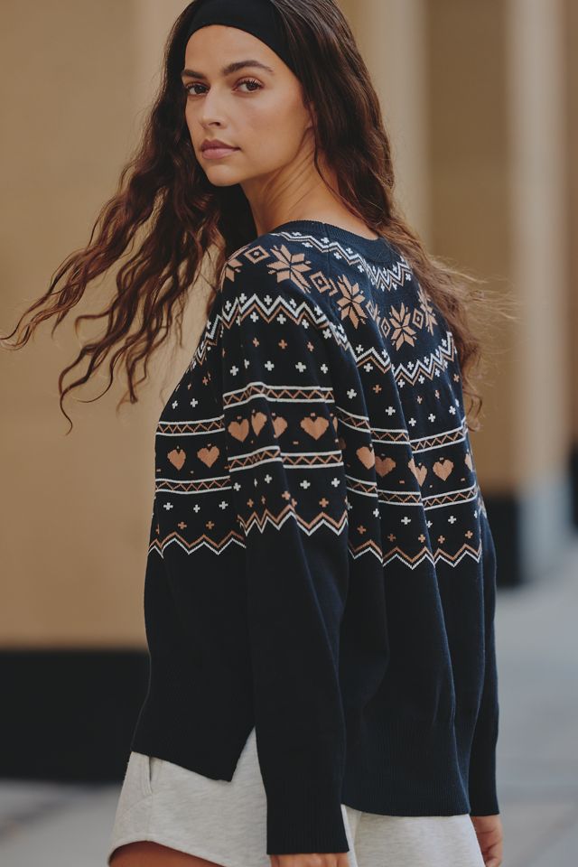 Beach Riot Elizabeth Mystic Fairisle Sweater #2
