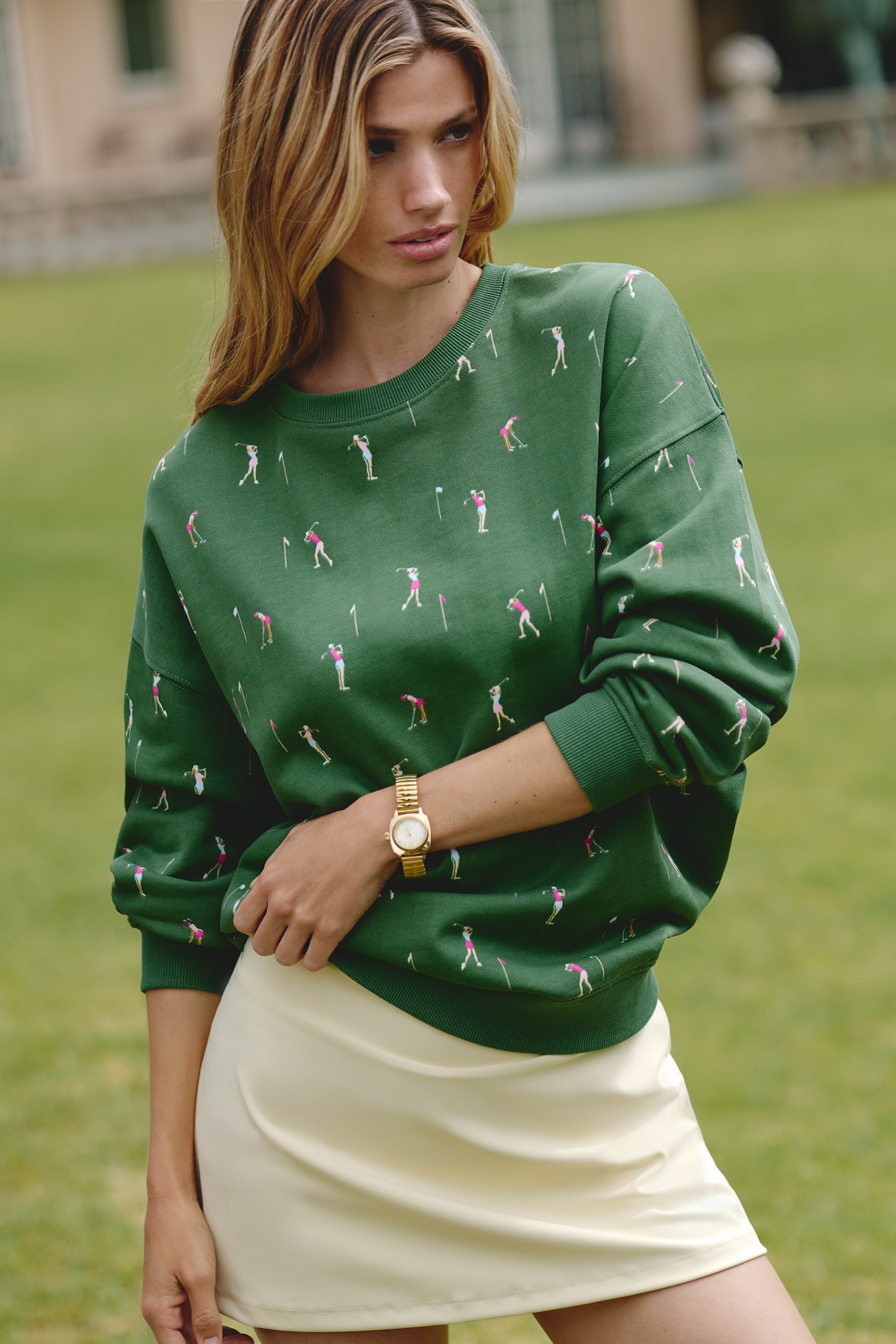 Beach Riot Devyn Oversized Crew-Neck Sweatshirt