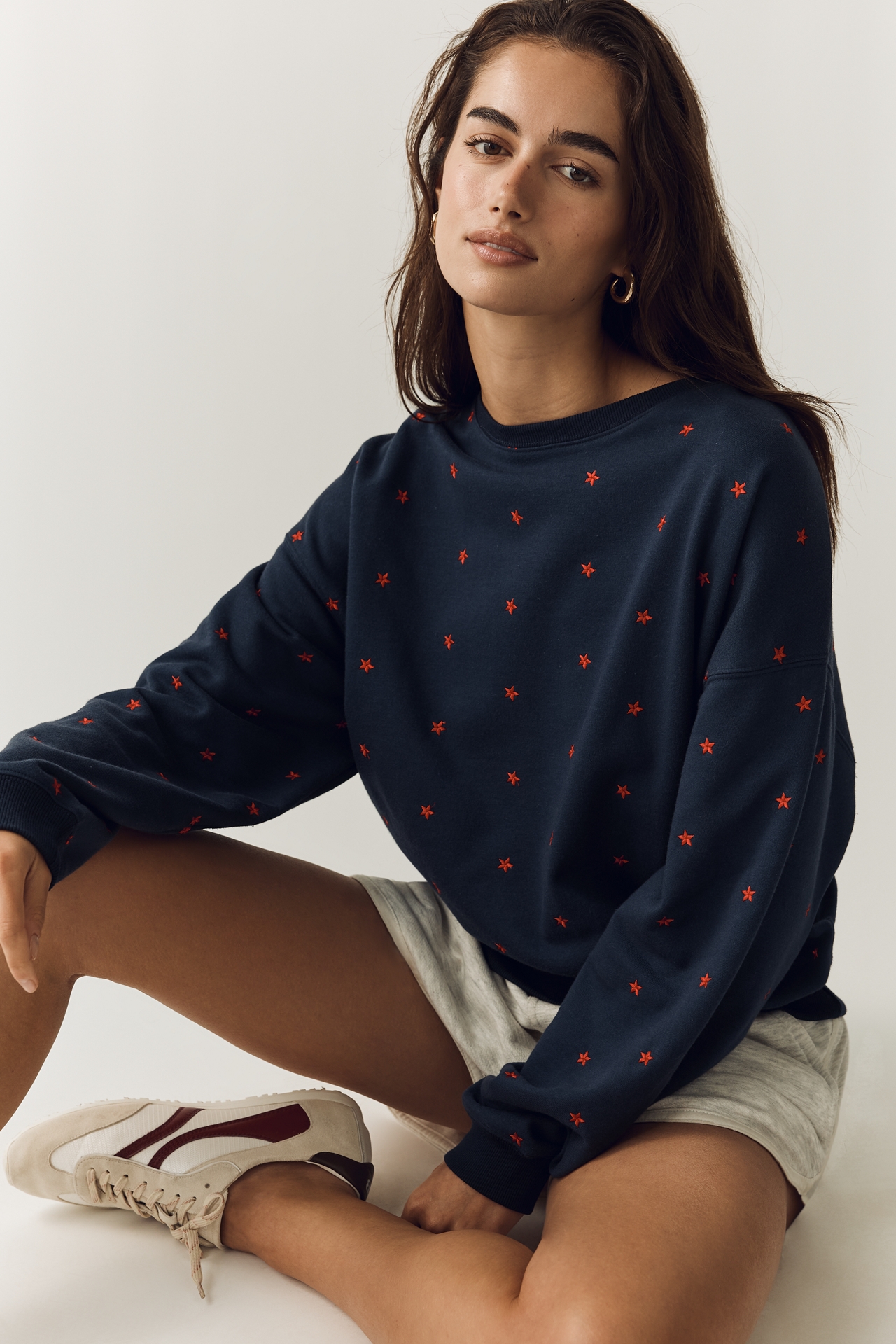 Beach Riot Devyn Oversized Crew-Neck Sweatshirt