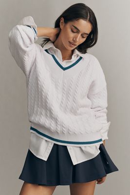 Beach Riot Montana Long-Sleeve V-Neck Sweater