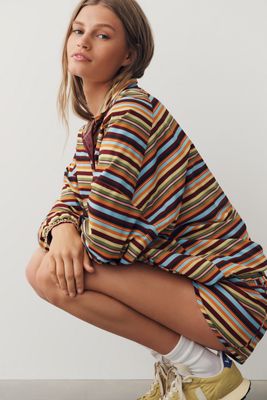 Beach Riot Vespera Quarter-Zip Long-Sleeve Top