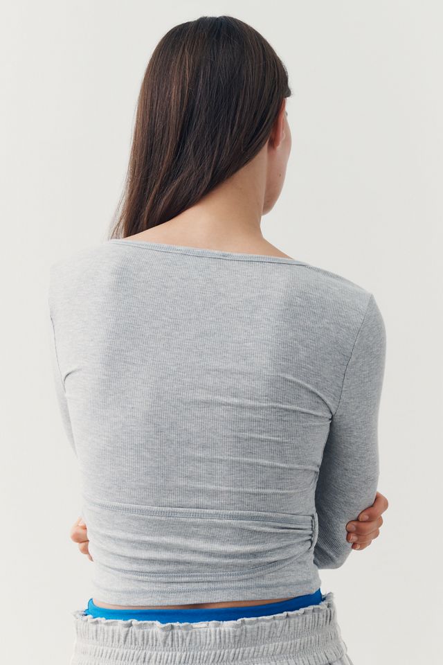 Daily Practice Surplice Wrap-Front Top #4