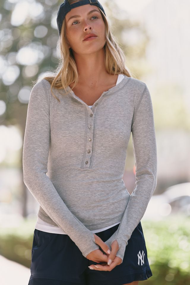 Daily Practice Camiseta Henley de Manga Larga Cloud Ridge #1