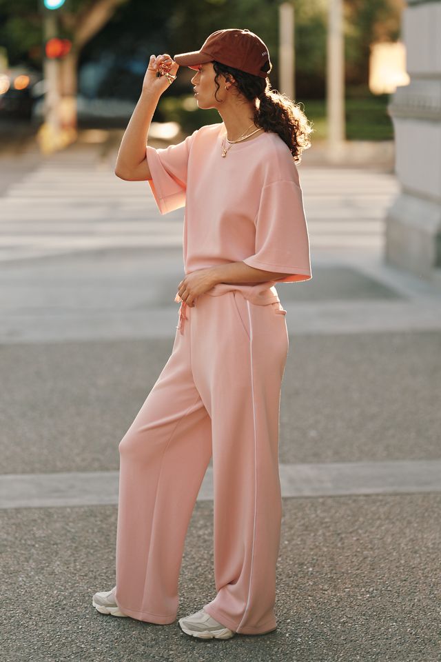 Bernardo Drop-Shoulder Knit Tee #1