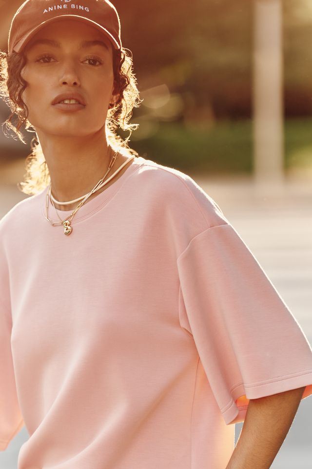 Bernardo Drop-Shoulder Knit Tee #2