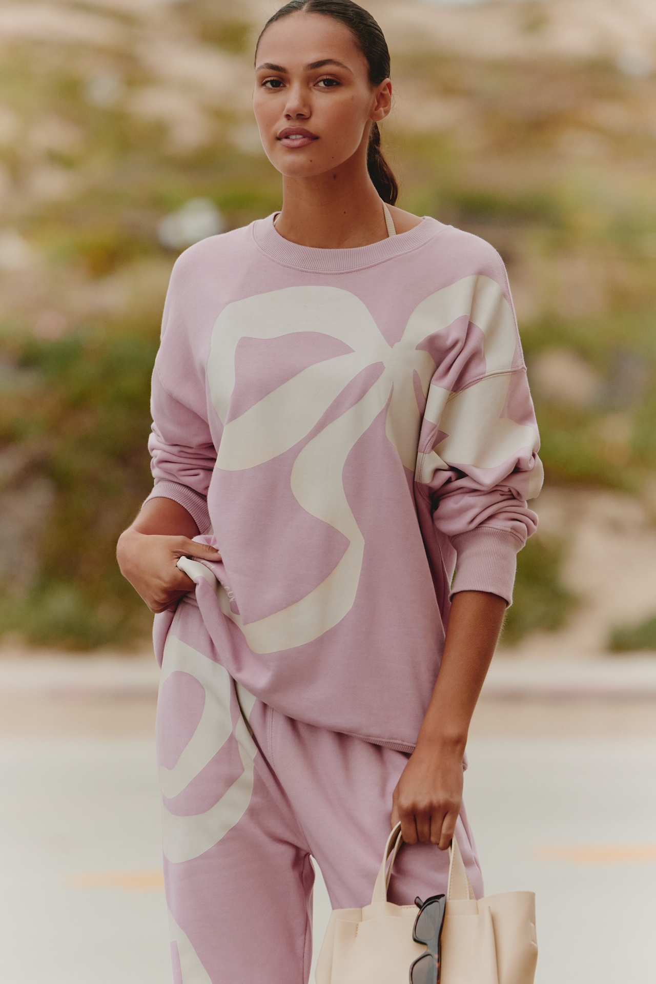 LoveShackFancy Palo Pullover Sweatshirt