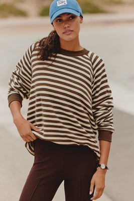 DONNI. Long-Sleeve Stripe Tee