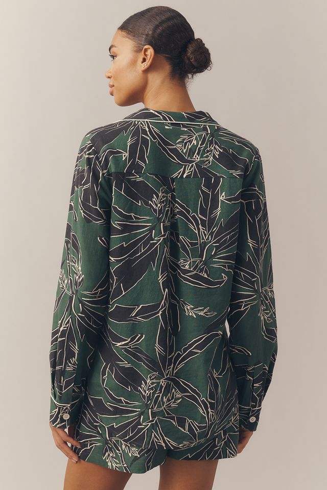 The Upside Tamara Rio Short-Sleeve Buttondown Top #1
