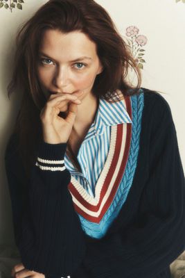 The Upside x Anthropologie Josette V-Neck Sweater