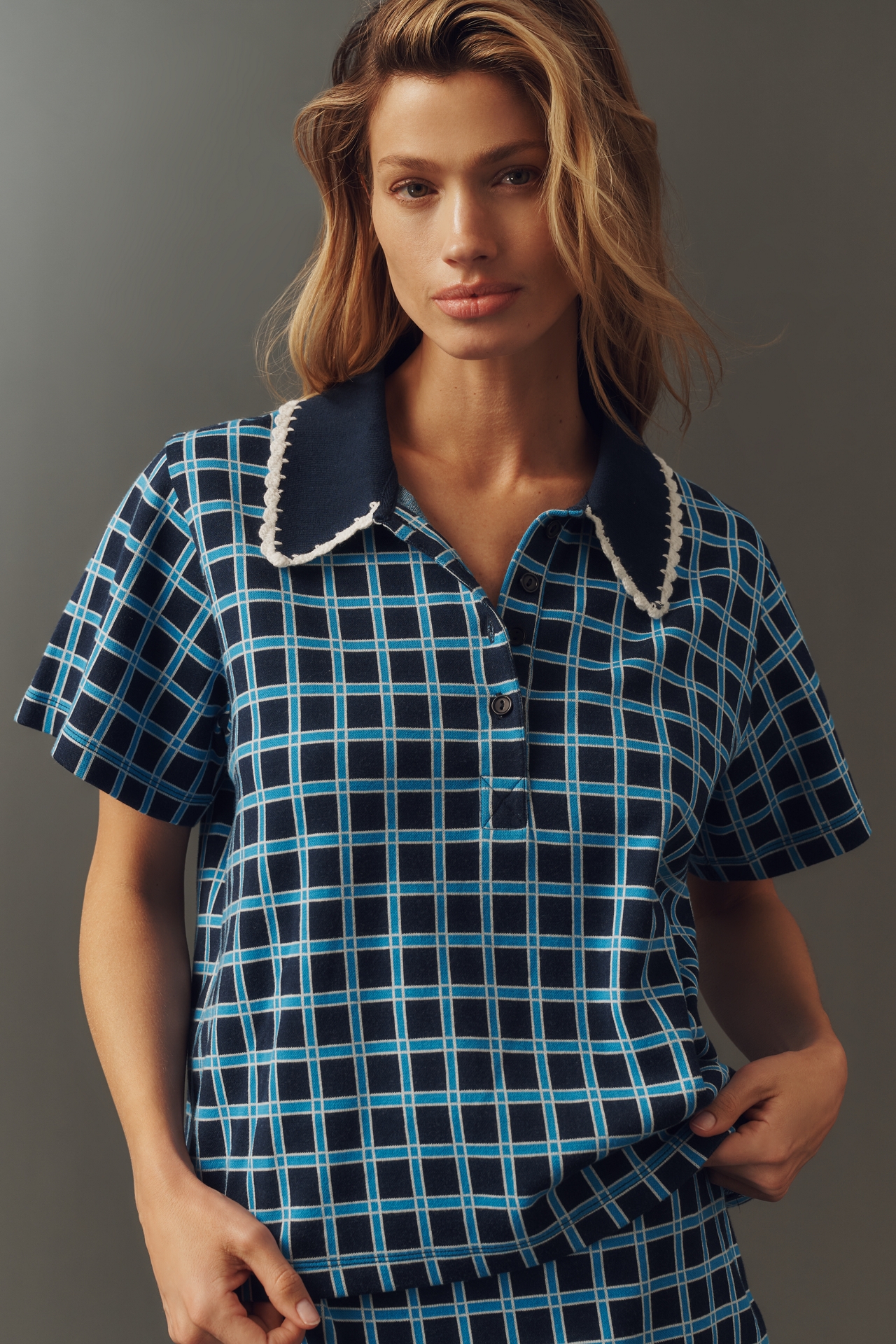 The Upside Clubhouse Short-Sleeve Polo