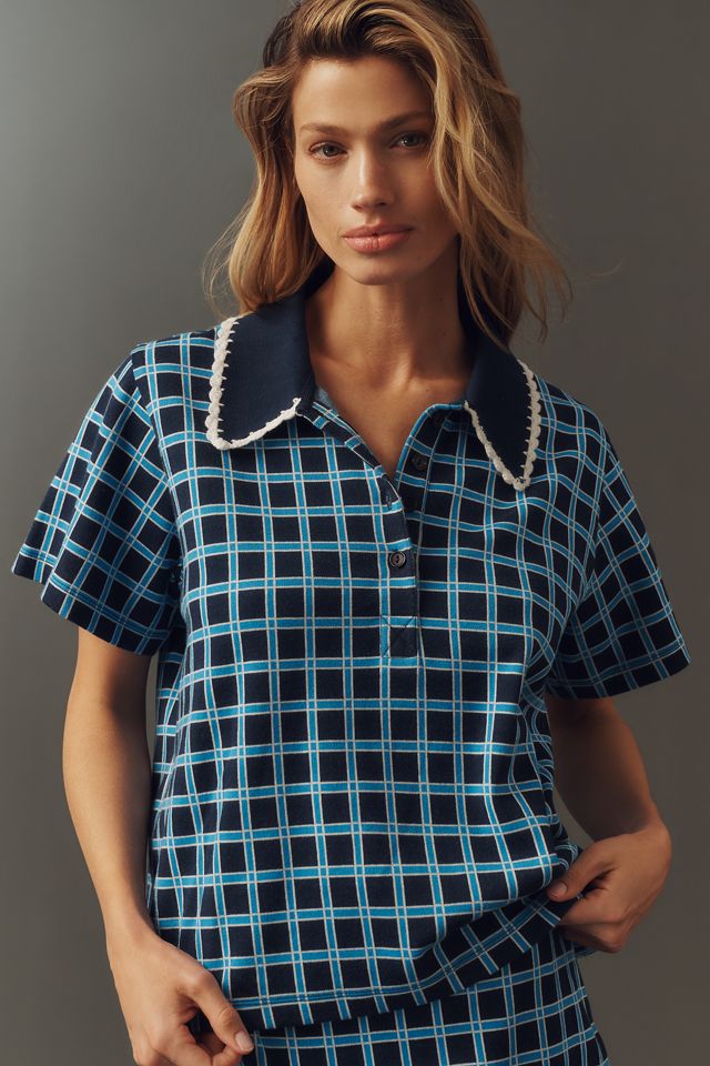The Upside Clubhouse Short-Sleeve Polo | Anthropologie