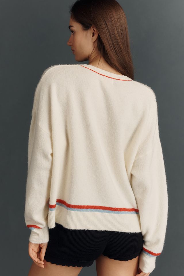 Sundry Embroidered Pullover Sweater #1