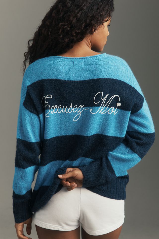 Sundry Bold Stripe Sweater #1